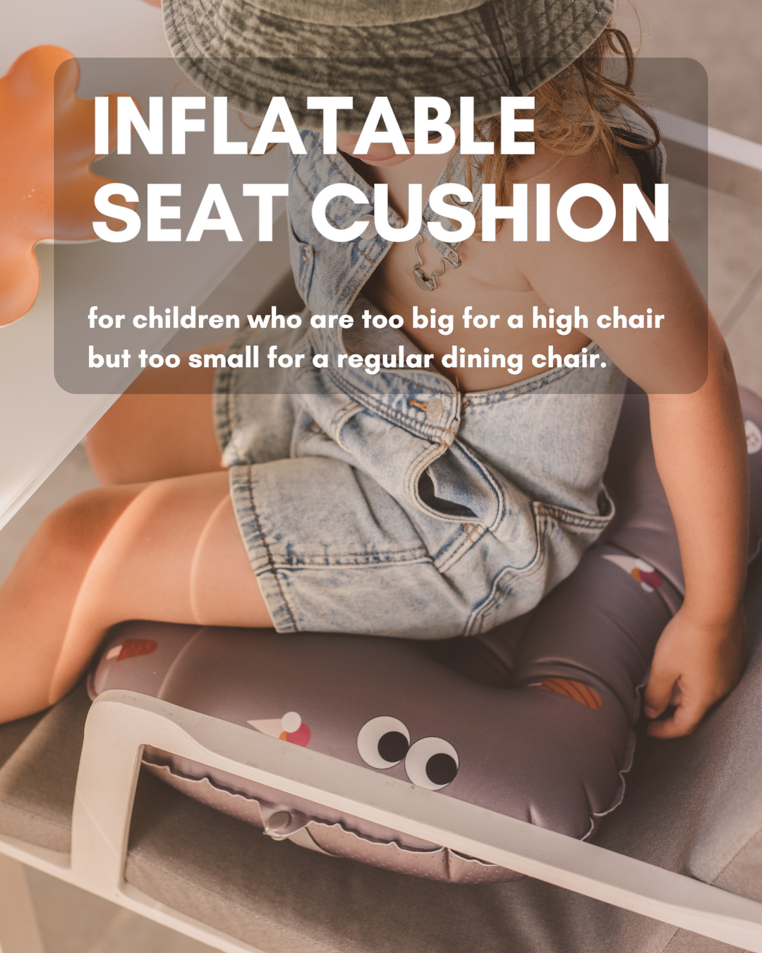 Inflatable Seat Cushion - Ice cream rose