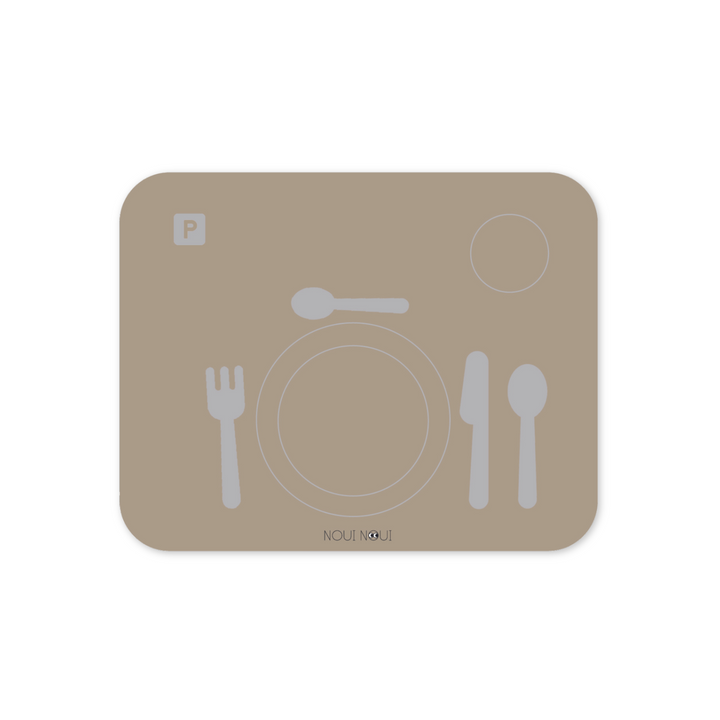 Learning table setting - olive haze